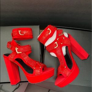 Red Sandals